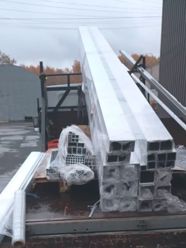 Алюминиевые профильные трубы различного размера